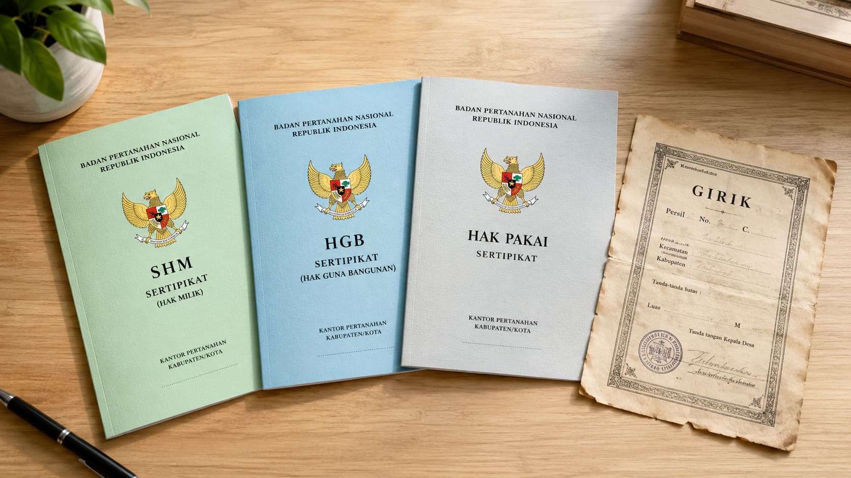 Perbedaan SHM, HGB, Hak Pakai, dan Girik yang Wajib Dipahami